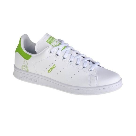 Adidas Disney Collab Muppets Kermit the Frog Woman's Stan Smith Sneakers size 7 - Picture 1 of 13